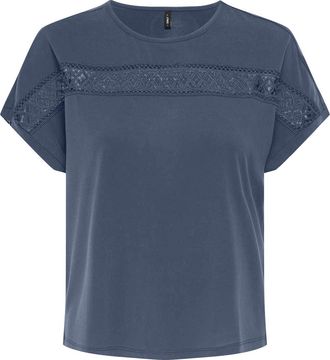 Only Kurzarmshirt »ONLFREE LIFE S/S LACE PANEL TOP JRS«