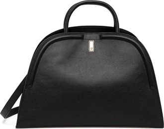 BOSS medium Ariell logo-plaque tote bag - Black