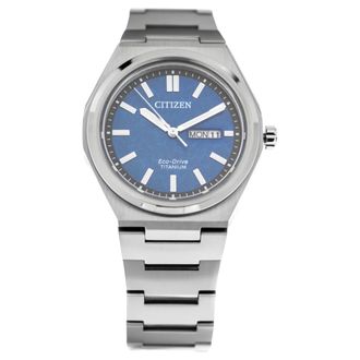 Citizen Citizen - Zenshin Three-Hand Horloge - Heren - Accessoires - Blauw - Maat: ONE Size