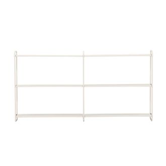Meubles et Design Estante de pared de metal L122cm - Beige