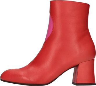 Chie Mihara Ayki Besaluclavel - Dames - Laarzen met Hak - Rood - 38 EU - Leer - Schoenen