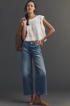 Mother The Maven High-Rise Wide-Leg Jeans