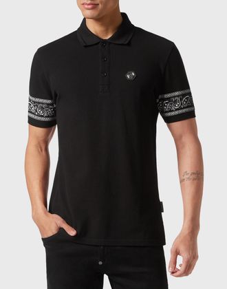 Philipp Plein Poloshirt Paisley