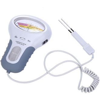 Elle Tester Di Cloro E Ph - Analizzatore Della Qualit&agrave; Dellacqua Di Piscine E Spa - Sonda Da 150 Mm - Risultati Accurati Su Ampio Schermo - Pc-102b-crezuo