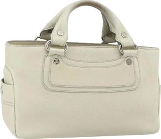Celine Pre-owned Handbags, female, Beige, Size: ONE SIZE Pre-owned Vintage Hand Bag