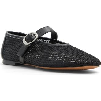 Aldo Quincey Mary Jane Flat in Black at Nordstrom, Size 8.5