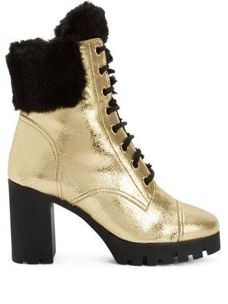 Giuseppe Zanotti Stivali Moyra metallizzati 90mm - Oro