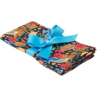 La DoubleJ Large Napkins Set Of 2 (45X45) Colombo Piccolo Black Multicolor in Colombo Black Multicolor at Nordstrom