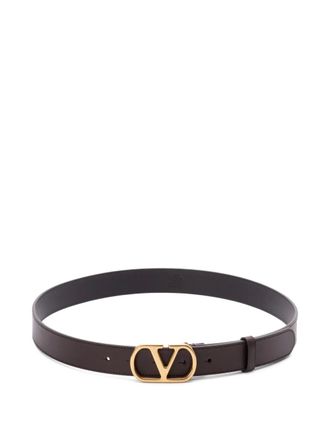 Brown Valentino Garavani Leather Belts: Shop up to −55