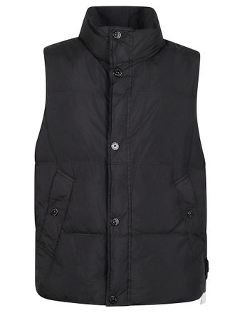 Stone Island RDS High Collar Sleeveless Padded Down Vest