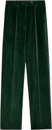 Pence 1979 Pantaloni Larghi Viola - - Trousers - Donna - Verde - M