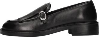 Emanuelle Vee Leren Moccasin - Dames - Loafers - Zwart - 38 EU - Leer - Schoenen
