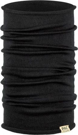 P.A.C. Nature Merin 100% Recycled Merino Neckwarmer Schlauchschal für Herren | schwarz