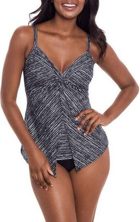 Miraclesuit Selenite Love Knot Underwire Tankini in Blw at Nordstrom Rack, Size 16