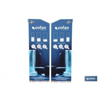 cofan Laterales Para Expositor Gondola 400 X 1450 Mm (2 Piezas)