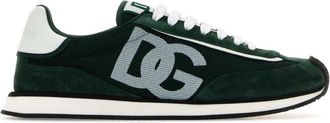Dolce & Gabbana Bottle Green Logo Sneakers