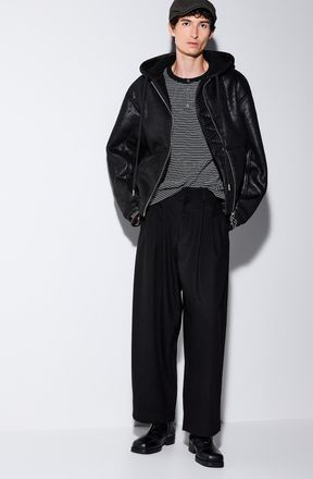 Le 31 Mens Flannel-feel pleated pant Imported from Seoul