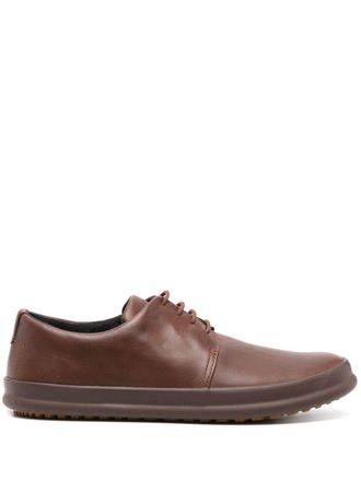 Camper Chasis leather derby shoes - men - Recycled Polyester/Rubber/Calf Leather - 46 - Brown