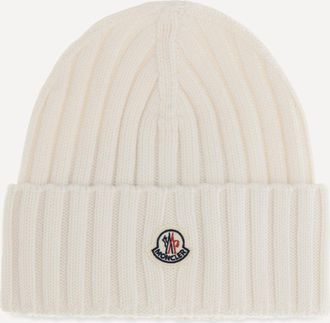 Moncler Cappello Beanie in lana con logo Woman UNI