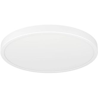 Loops Stylish Modern White Round LED Ceiling Light for Indoor Spaces