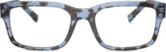 Dolce & Gabbana Eyewear tortoiseshell-effect square glasses - Blue