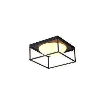 Netlighting Desigual Semi Flush 3 Light E27 Matt Black