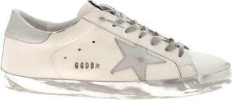 Golden Goose Superstar Classic sneakers in white and silve
