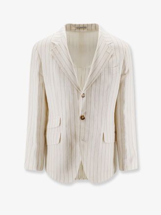 Brunello Cucinelli Blazer in lino - BRUNELLO CUCINELLI - gender_Man