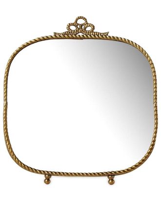 Two's Company Antique Finish Vanity Table Mirror