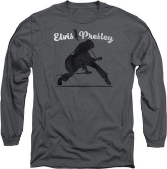 Gildan Elvis Presley Overprint Long Sleeve Adult Tee / T-Shirt