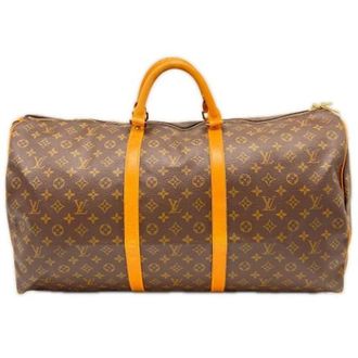 Louis Vuitton Pre-owned Monogram Boston Bag - unisex - Louis Vuitton Vintage - Vintage Weekend Bags - Brown - ONE SIZE - Pre-owned