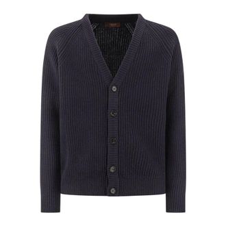 Cruna Cardigan - Heren - Truien - Blauw - Maat: XL Wol