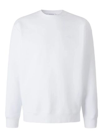 Givenchy Mens Logo Patch Sweatshirt in White