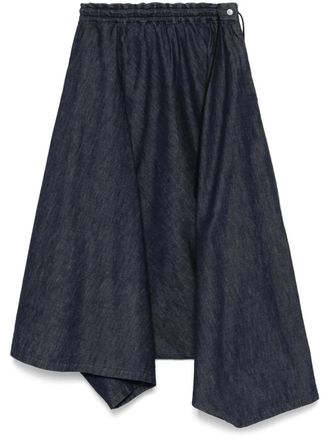 Yohji Yamamoto drop-crotch jeans - women - Cotton - 1 - Blue
