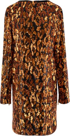 Balmain sequin bronze & gold mini dress Size XS