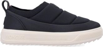 Moncler Active Slip-On Sneakers - Dames - Sneakers - Zwart - 38 1/2 EU - Leer - Schoenen