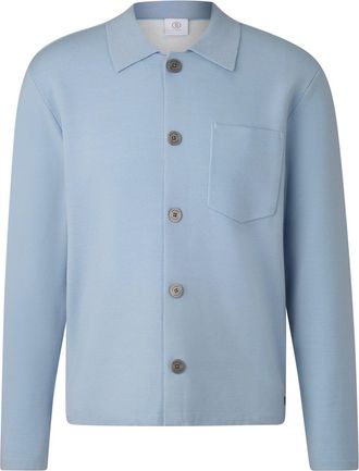 Bogner Olaf knit jacket for men - Light blue - XXL