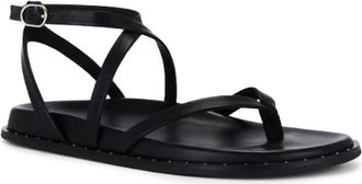 Paige Womens Zana Flat Sandal In Black