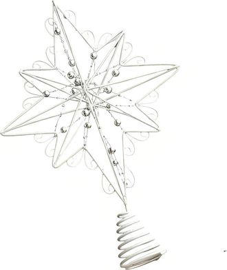OEM Elegante Decoraci&oacute;n De La Cima: Estrella Blanca De Ocho Puntas