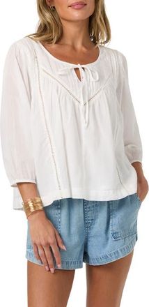 O'Neill Tomi Cotton Top in White at Nordstrom, Size Xx-Large