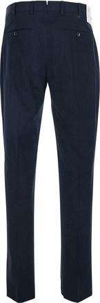 Pantaloni Torino Mens Trousers Blue Cotton
