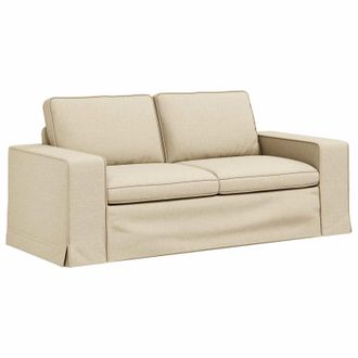 vidaXL Sof&aacute; Crema 182 X 80 X 82 Cm Tela Vidaxl
