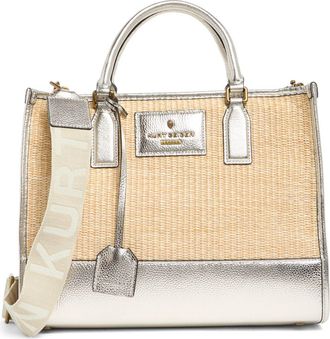 Kurt Geiger Chiswick Top Handle Top Bag in Silver Multi at Nordstrom Rack