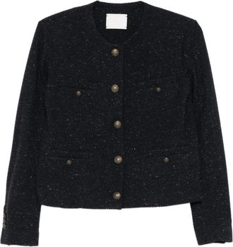 Circolo 1901 Jassen, Dames, Blauw, S, Katoen, Giacca