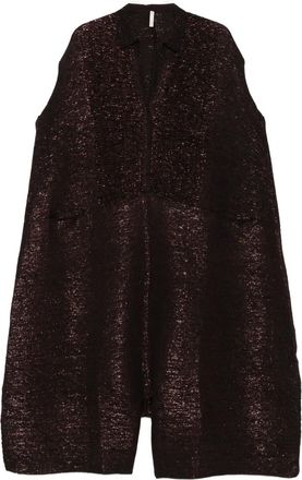 Boboutic metallic sleeveless jumpsuit - Brown