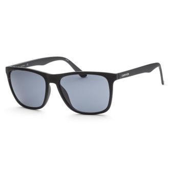 Calvin Klein Mens 57mm Matte Blue Sunglasses