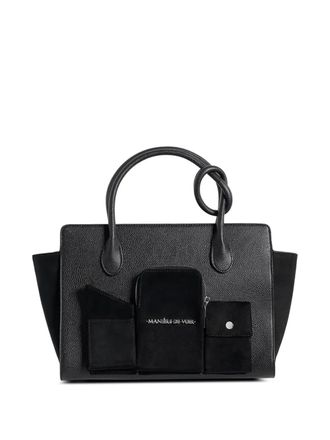 Manière De Voir City shopper met meerdere vakken - Zwart