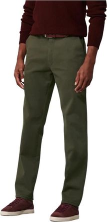 Meyer Groene broek met regular fit en hoogwaardige afwerking - Heren - Chinos - Groen - 3XL - Katoen - Broeken