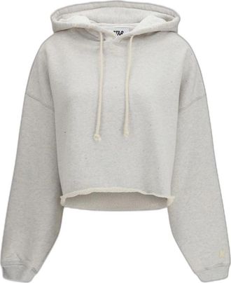 Golden Goose Sudadera con Capucha Corta de Estrellas - Sweatshirts & Hoodies - Mujer - Gris - S