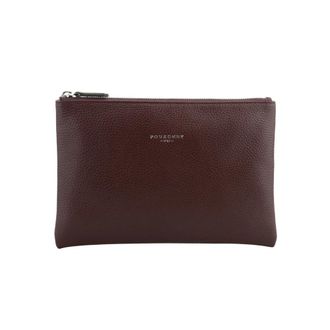 Pourchet Heren, Tassen, Rood, Maat: ONE Size Leer